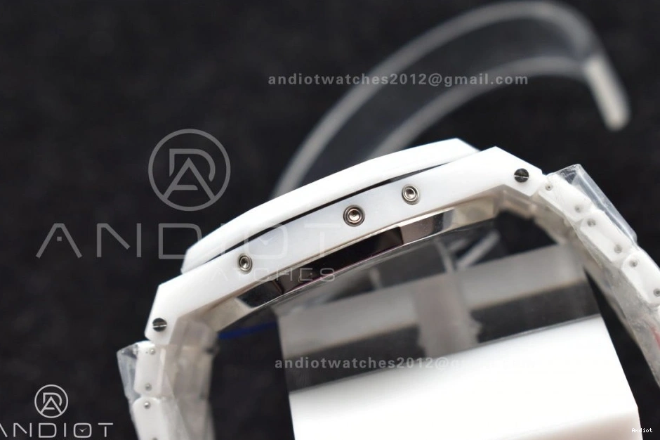 on Bracelet Best APSF Edition Oak Ceramic White Perpetual Ceramic A5134 Royal 26579cb Calendar 1207